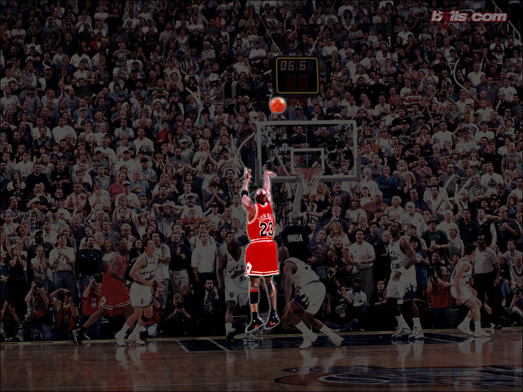 the shot Michael Jordan